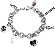 [Trofe] AFL Collingwood Magpies Charm Bracelet