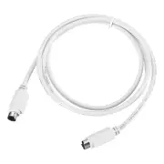 PS/2 Mouse and Keyboard Extension Cable 6P 4.26 Feet Male to Male,White