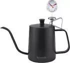 Easyworkz Gage Pour Over Kettle Stainless Steel Gooseneck Long Narrow Drip Sp...