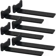 Floating Shelf Brackets Heavy Duty Industrial L Shelf Bracket - 5mm Thick Pre...