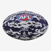 Fremantle Dockers AFL Size 5 Camo Synthetic Footy Football
