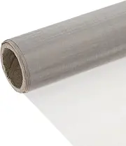 uxcell 150 Mesh Woven Wire Mesh 15.7" x 47.2" (120 x 40cm) 304 Stainless Steel Filter Screen Sheet for Industrial Machinery Filtering Powder Fine Particles, 0.07mm Hole