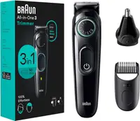 在飛比找樂天市場購物網優惠-Braun AIO3430 多功能造型器 電動刮鬍刀 含鼻毛