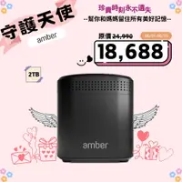 在飛比找PChome24h購物優惠-Amber私有雲端儲存裝置 內建硬碟 2TB x 2 + A