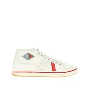 [BOTTEGA VENETA] BOTTEGA VENETA Canvas 'Eliot' sneakers with leather details Man 45 45 White