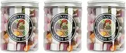 Natural Candy Shop,Natural Candy Shop Gift Box 3 x Jars 220g each filled with Dolly Mixture