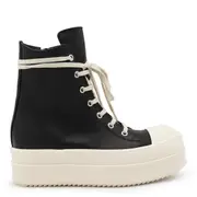 [Rick Owens] Rick Owens-Sneakers Black/Milk/Milk-Donna 40