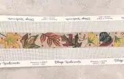 Autumn Leaves Needlepoint Belt Hand Painted Canvas #255 by DBU 18 ct Mono Canvas