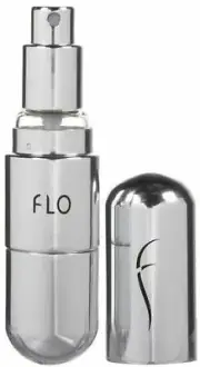 Flo Refillable Fragrance Atomiser Travel Perfume Bottle SILVER 5ml 0.17oz