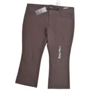 Torrid New Brown Dress Pants 24XS Rayon NWT Studio Signature Trouser