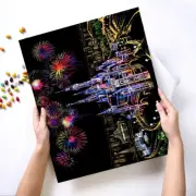 Gold Color Scratch It Scratch Art Teen Adult Scratch Card Magic Pictures