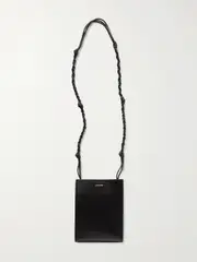 [Jil Sander] Jil Sander - Tangle Small Leather Shoulder Bag - Black - One size One size Black