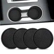 4 Pack Car Cup Coaster, Universal Non Slip Cup Holders Coasters Auto Cup Pads Ca