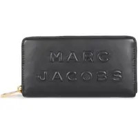 在飛比找蝦皮商城優惠-【MARC BY MARC JACOBS】黑色浮雕LOGO皮