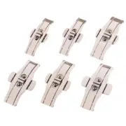 1Pc Stainless Steel Watch Strap Buckle For Watch Band Silver Buckle for Watch