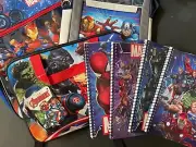 MARVEL's THE AVENGERS MEGAPACK [NEW!] - bag, backpack, tote + 4 spiral notebooks