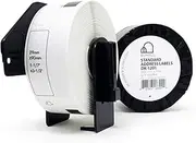 Buhbo Compatible Refill Replacement Label for Brother DK-1201 1-1/7" x 3-1/2" for Address and Barcodes (20 Pack / 400 Labels Per Roll)