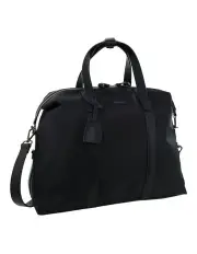 [PIERRE CARDIN] Nylon Travel Overnight Bag in Black