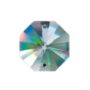Asfour Clear Crystal Octagon Prisms Beads 20 mm (2 Hole) #1032 - Box of 585