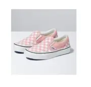 Vans Classic Checkerboard Slip On In Powder Pink/True White Size 13.5 UY