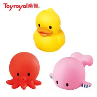 在飛比找momo購物網優惠-【Toyroyal 樂雅】軟膠洗澡玩具(3款)
