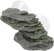 BESPORTBLE Turtle Tank Decoration Basking Platform for Tortoise Habitat Climbing Area with Step Ramp Turtle Decor for Aquariums and Reptile Terrariums