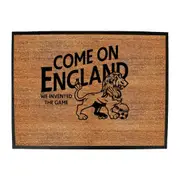 Come On England Football - Funny Novelty Doormat Man Cave Floor mat