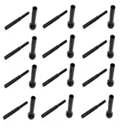 SS T316 Black Oxide Railing Invisible Receiver End Fitting 3/16" Cable |20 Pc|