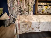Norma Square Tablecloth 170cm - 100% Linen - Made in Italy