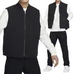 NIKE AS M NL PADDED WORK VEST 男款 黑色 休閒 運動 拉鍊 背心 FQ1862-010