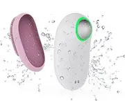 Facial Cleaning Brush Facial Cleanser: Removable Silicone Rechargeable Facial Scrubber Brush, 3 Color Light Mode, Remove Blackheads, Exfoliating，Electric Deep Cleaning for Men and Women (Pink)