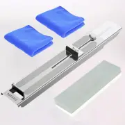 Antiskid Sharpening Stone Holder,Stainless Adjustable Whetstone Holder with 4...