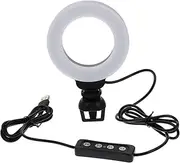 jojofuny Ring Fill Light 4 Inch Video Conference Lighting Self-Broadcasting Led Light for Home Travel