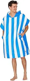 Dock & Bay Adult Poncho - Hooded Towel with Deep Pockets, Changing Robe - for Beach & Pool - Super Absorbent, Quick Dry - Compact, Lightweight - Includes Bag - Variable Sizes