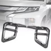 Fog Lamp Spot Light Cover Sensor Chrome For Mitsubishi Triton L200 Mr 2019 2020