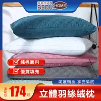 在飛比找蝦皮購物優惠-現貨【Bedu】優質良品☆全棉立體三線格枕芯☆枕頭 3M吸溼