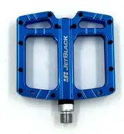 JetBlack Ultralite MTB Pedals Low Profile – Sealed Bearings Cromo Axle Blue