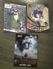 Malik Nabers Rookie (3) Card Lot! New York Giants