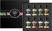 Pure Water Soluble esential Oils, Aromatherapy Oils gft Set | 10ml Water Soluble esential Oils for Humidifier Diffuser 8pcs Perfume Oil Candles Eucalyptus Fragrance Oil Lavender aromaa Oil