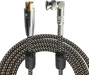 Video Cable 4 Pin Male S Video to BNC Male Female 75-5 Monitor Video Signal Interconnect Cable(S to L BNC Male,10m)