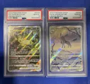 SEQUENTIAL PSA 10 Leafeon VSTAR GG35 & Glaceon VSTAR GG40 Crown Zenith Pokemon