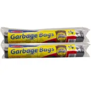 20pc 72L Bin Garbage Bags Liners Large Rubbish Bags Black Garbage Bag 72 Liter
