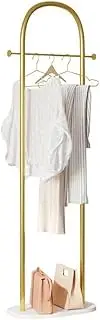 Metal Clothing Racks Heavy Duty, Coat Racks Standing With Marble Base, Modern Coat Racks For Hanging Clothes,Clothing Racks For Boutique,Office.Clothes,Shoes,Hats,Scarves Storage Rack