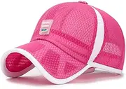 [XibeiTrade] Children's Big Kids Colorful Quick Dry Mesh Baseball Cap Summer Breathable Boys Girls Sunscreen Hat