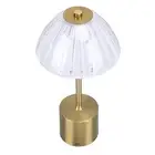 Portable Crystal LED Desk Lamp 3 Color Temperature Stepless Dimming Desk Lamp To