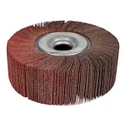 5 Pack - 6" x 2" x 1" Inch 120 Grit Bench Pedestal Grinder Unmounted Flap Wheels