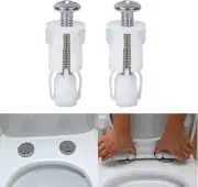 2pcs Top Fixing Toilet Seat Screws Nut Caps Toilet Blind Hole Accessories Kits