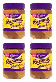 910556 4x 400g JAR CADBURY CARAMEL SPREAD WITH DAIRY MILK CHOCOLATE