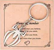 [Kivosliviz] Spider Keychain Man Super Inspired Hero Gifts for Men Spider Jewelry Man, Stainless Steel