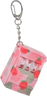 [Yardwe] Mini Slot Machines Keychain Cute Cartoon Fruit Charm for Bags and Backpacks Fun Kawaii Keychain Decoration Portable Novelty Accessory for Game Parties and Gatherings